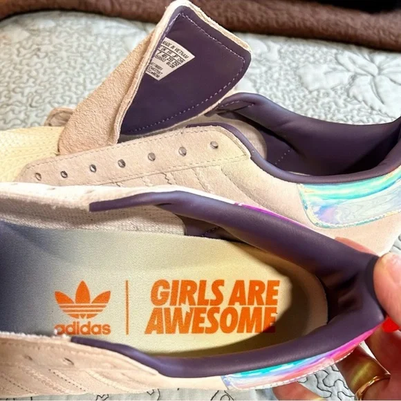 Adidas x Girls Are Awesome Superstar Plateau Women's size 8.5 FW8084 2020💛 - Picture 12 of 15
